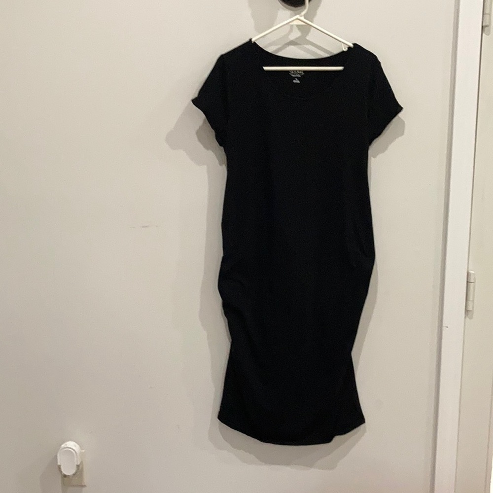 Black maternity dress